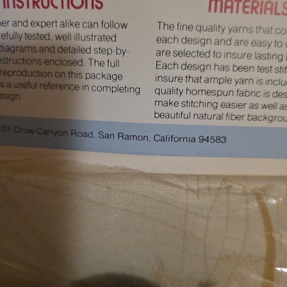 VTG Sunset Stichery Safe Harbor Sailing Scene Needlepoint Embroidery Kit New - Picture 7 of 13